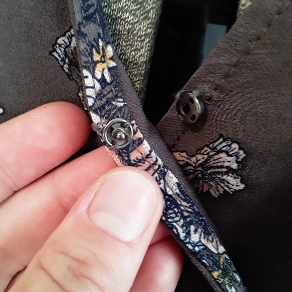 Xhileration Boho Floral Chiffon Maxi Dress - Picture 3 of 8
